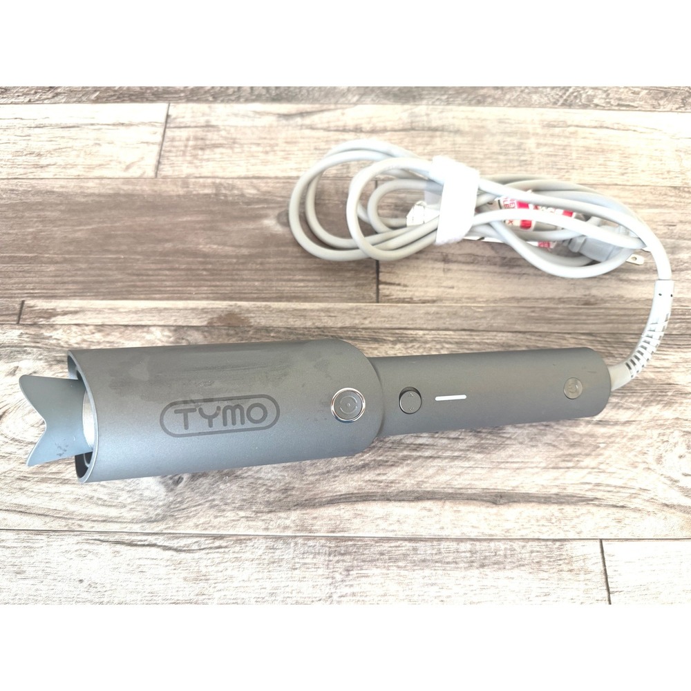 Tymo Automatic Rotating Curling Iron 1.25 inch Platinum Metallic Gray
